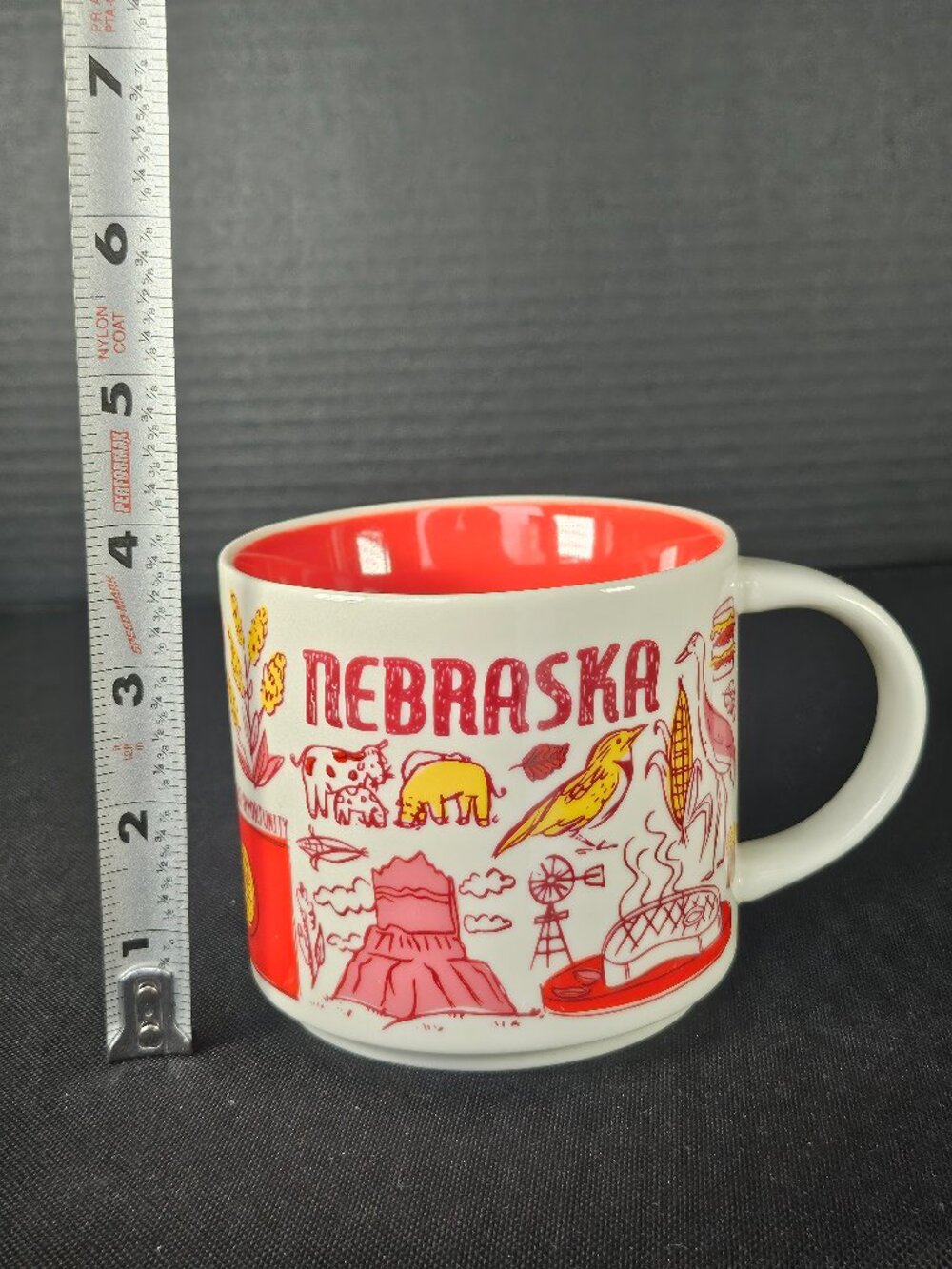Nebraska Starbucks Been There Series Ceramic Coffee Mug 14 Ounce - Picture 6 of 8